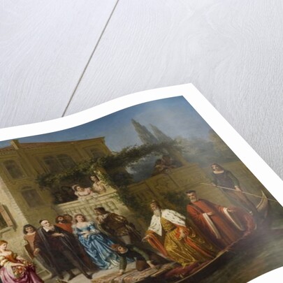 Visit of the Doge of Venice to Titian, 1870-71 by Robert Antoine Muller