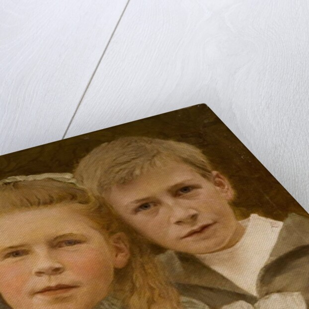 Philip and V.M. Haswell, aged 8 and 6 by Dr. John Haswell