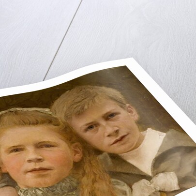 Philip and V.M. Haswell, aged 8 and 6 by Dr. John Haswell