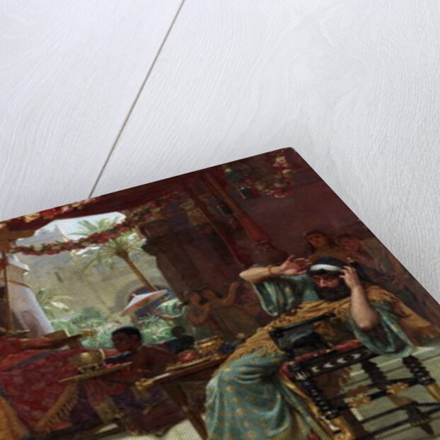 Esther Denouncing Haman to King Ahasuerus, 1888 by Ernest Normand