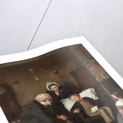 The Sick Boy, c.1857 by Joseph Clark