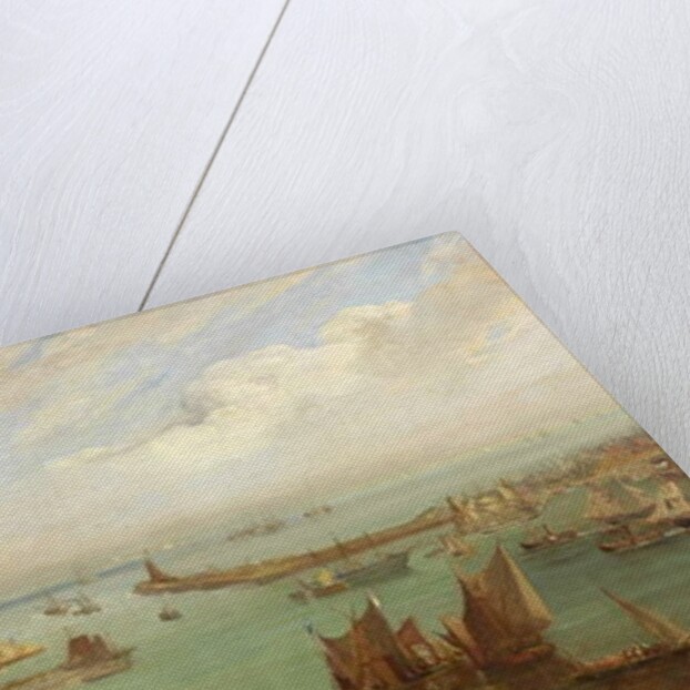 Sunderland Harbour from Roker, c.1850-c.1855 by Edward Hastings