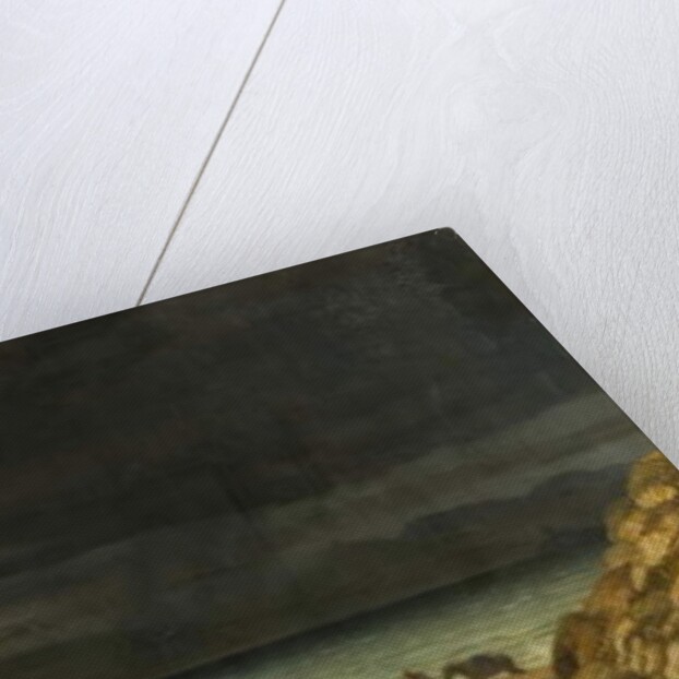 Landscape with Lake and Greek Soldiers by John Rogers Herbert