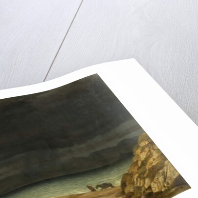 Landscape with Lake and Greek Soldiers by John Rogers Herbert