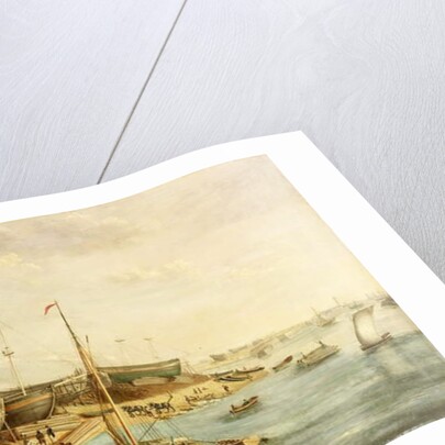 William Pile's Shipyard, North Sands, c.1830 by English School