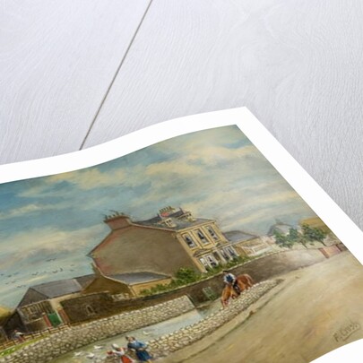 The Village Pond and West Farm, Fulwell by Frederick Gordon Crosby