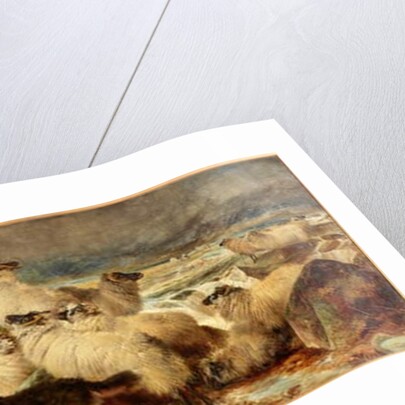 A Spate in Glen Spean, Inverness by Richard Ansdell