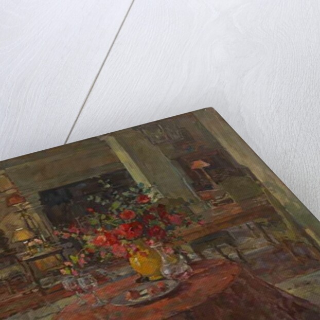 Grand Salon with Red Roses by Susan Ryder