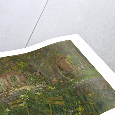 Provence Terrace with Iris by Susan Ryder