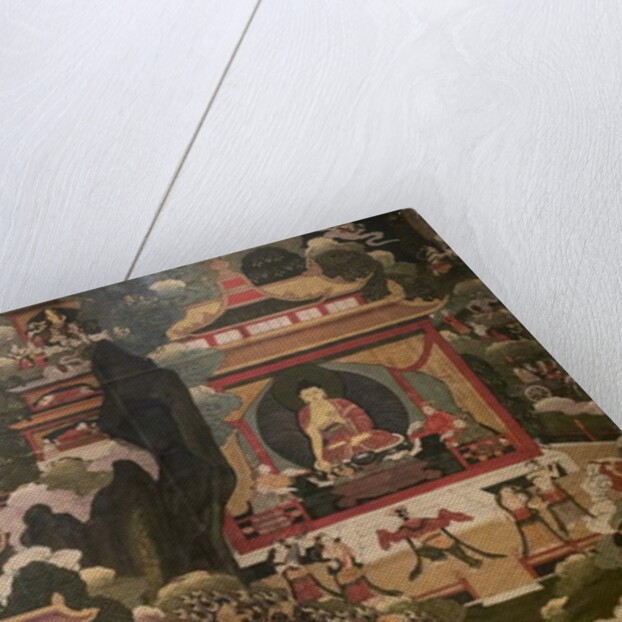 Scenes of the life of the Buddha Shakyamuni by Tibetan School