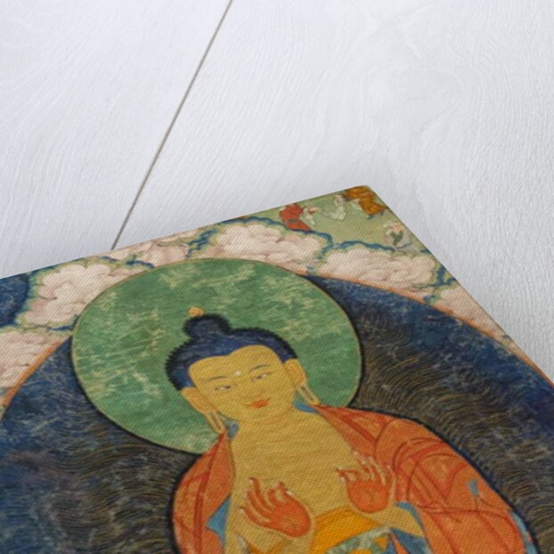 Buddha and three Jakata by School Tibetan