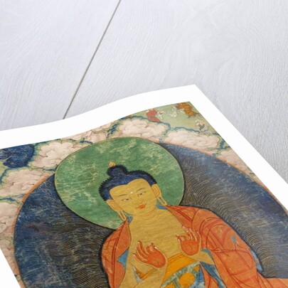 Buddha and three Jakata by School Tibetan