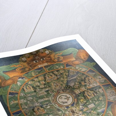 The Wheel of Life. Tibet. End of the 19th century. by School Tibetan