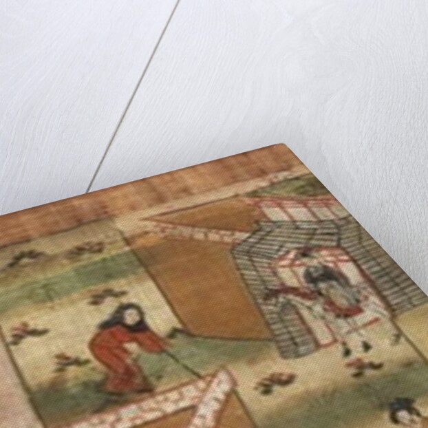 The four meetings of the Bodhsisattva by Chinese School