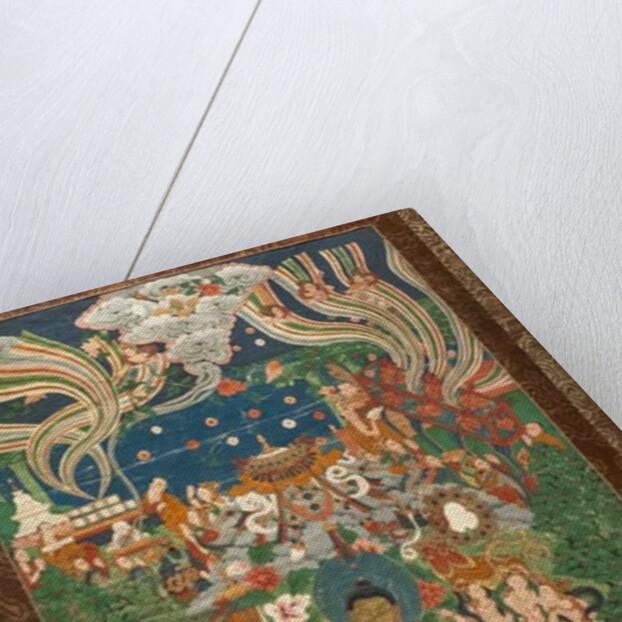 Skayamuni entering the nirvana by School Tibetan