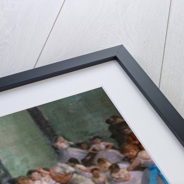 The dance class. Begins in 1873, ends in 1875-1876 by Edgar Degas