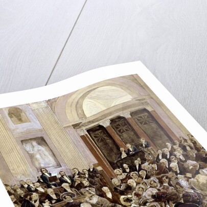 Reception of Victor Hugo at the Academie Francaise, Paris, 3rd June 1841 by Hermann Vogel