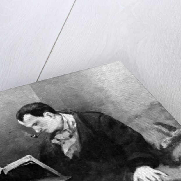 Charles Baudelaire by Gustave Courbet