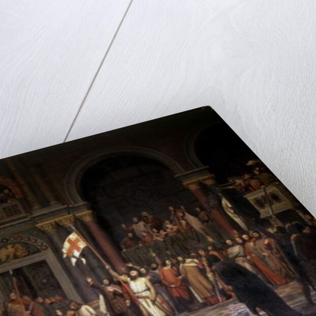 Godfrey of Bouillon received by Alexis Comnene, Emperor of Constantinople, in 1097 by Alexandre-Jean-Baptiste Hesse