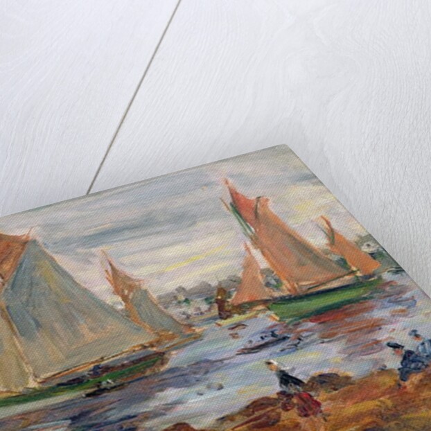 The Harbour at Concarneau by Aloysius C. O'Kelly