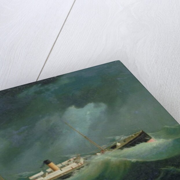 A 'Saville Line' vessel in Rough Weather, c.1870 by English School