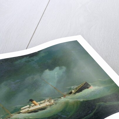 A 'Saville Line' vessel in Rough Weather, c.1870 by English School