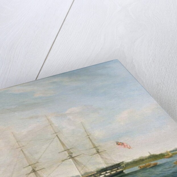 The Honourable East India Company's 'The Earl of Balcarras' at Canton, 1816 by School Chinese