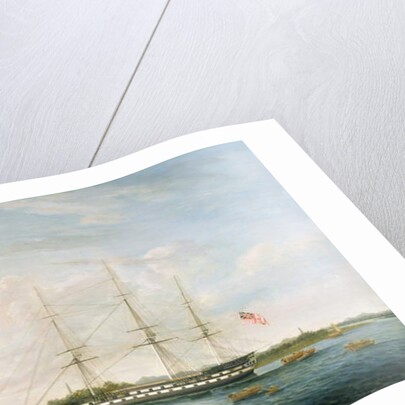 The Honourable East India Company's 'The Earl of Balcarras' at Canton, 1816 by School Chinese