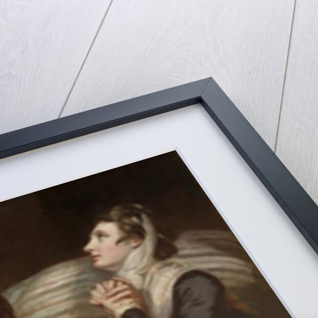 Lafayette in the Dungeon at Olmütz with his wife and daughters, 1797 by James Northcote