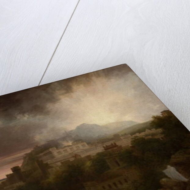 Christ Appearing to Mary Magdalen with a View of Jerusalem beyond at the Time of the Crucifixion by Thomas Christopher Hofland