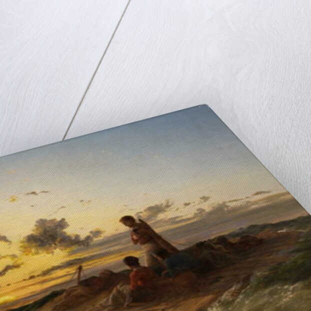 The Raft, 1850 by Thomas Danby