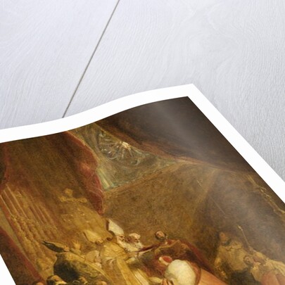 Wolsey Receiving the Cardinal's Hat in Westminster Abbey by George Henry Harlow