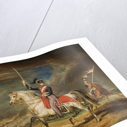 Sir John Leicester, Bt, Exercising His Regiment of Cheshire Yeomanry on the Sands at Liverpool, 1824 by James Ward