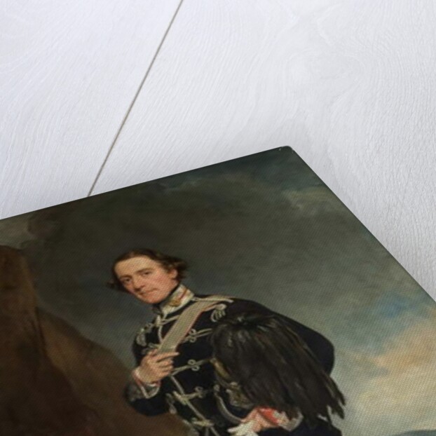 The 2nd Lord de Tabley as Colonel Commandant of the Earl of Chester's Yeomanry Cavalry by Francis Grant