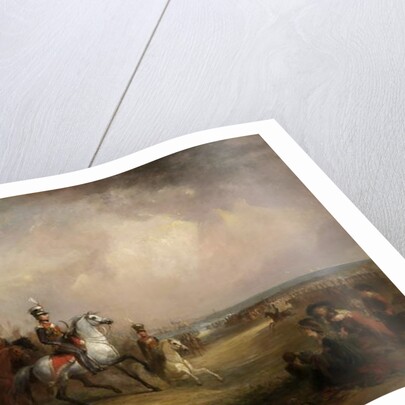 Colonel Sir John Leicester, Bt, and the King's Cheshire Yeomanry Cavalry Exercising on the Sands at Liverpool by George Jones