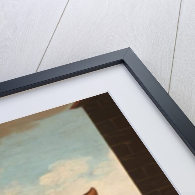 Squeaking Jenni Got by Sir Richard Grosvenor's 'Old Terror' with Sir P. B. Leicester's Groom and Hound, 1755 by Thomas of Pall Mall Butler