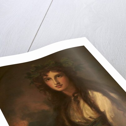 Emma Hart, Lady Hamilton as a Bacchante by George Romney