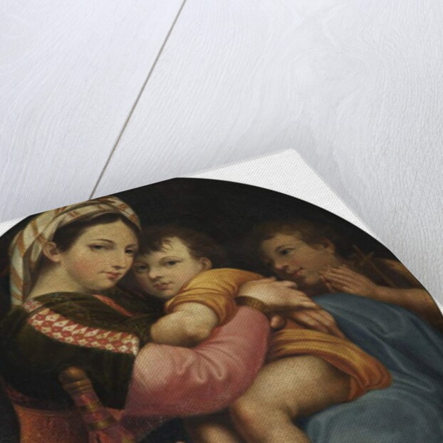 The 'Madonna della Sedia' by Raphael (after)