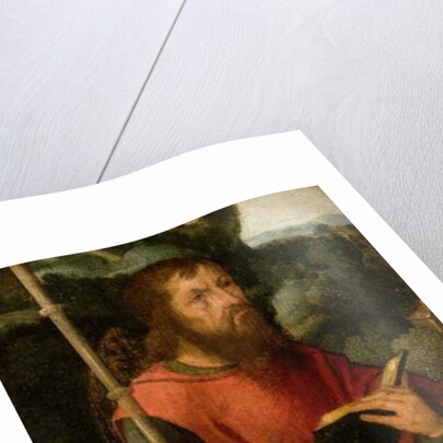 A Male Saint with a Donor by Adriaen Ysenbrandt