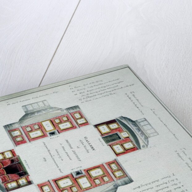 Hanging plan of Sir John Leicester's Gallery, Hill Street, c.1806 by English School