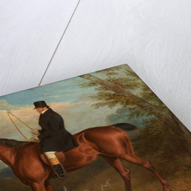 The Reverend W. Parker on a Bay Hunter with Hounds by Richard Dodd Widdas