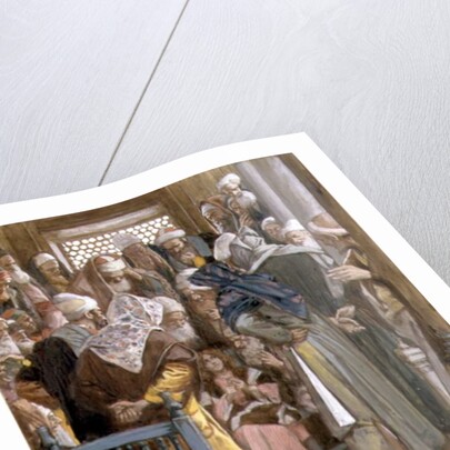 Jesus amidst the doctors by James Jacques Joseph Tissot