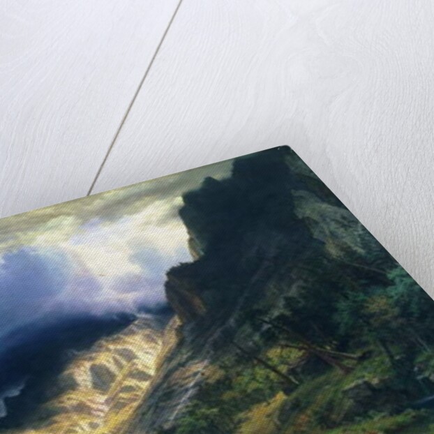 A Storm in the Rocky Mountains - Mt. Rosalie, 1866 by Albert Bierstadt