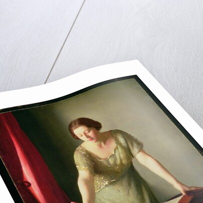 Girl Arranging Flowers, 1922 by William McGregor Paxton