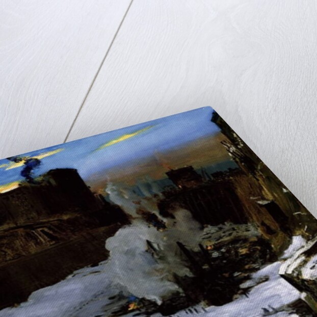 Pennsylvania Station Excavation, 1909 by George Wesley Bellows