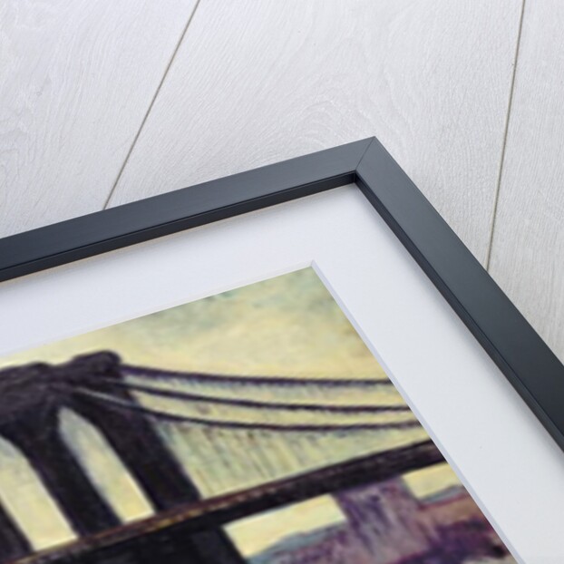 View of Brooklyn Bridge by Samuel Halpert