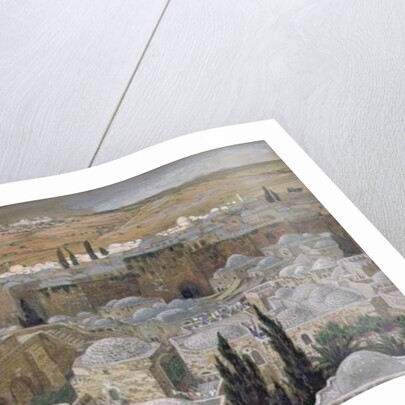 The Pagan Temple Built by Hadrian on the Site of Calvary by James Jacques Joseph Tissot