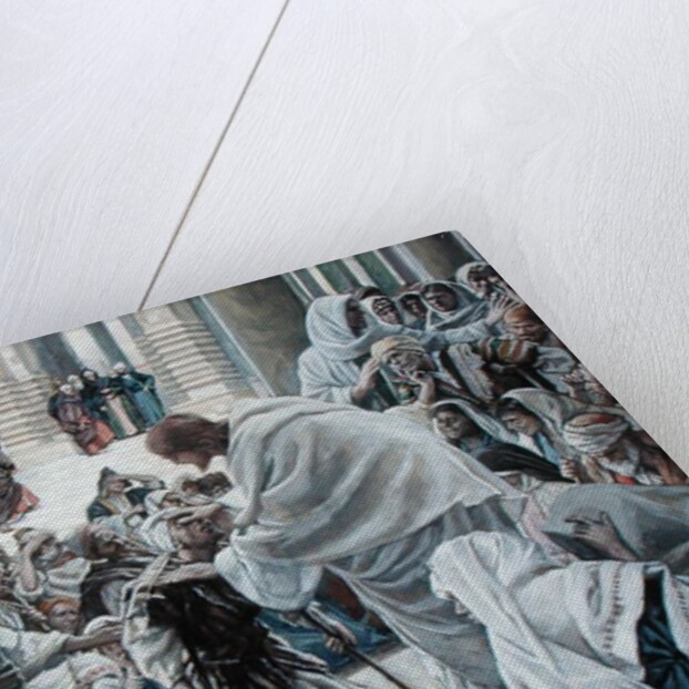 The Healing of the Lame in the Temple by James Jacques Joseph Tissot