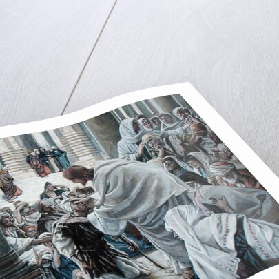 The Healing of the Lame in the Temple by James Jacques Joseph Tissot