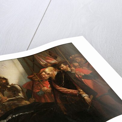 The Last Honours to Counts Egmont and Hoorn, 1859 by Louis Gallait